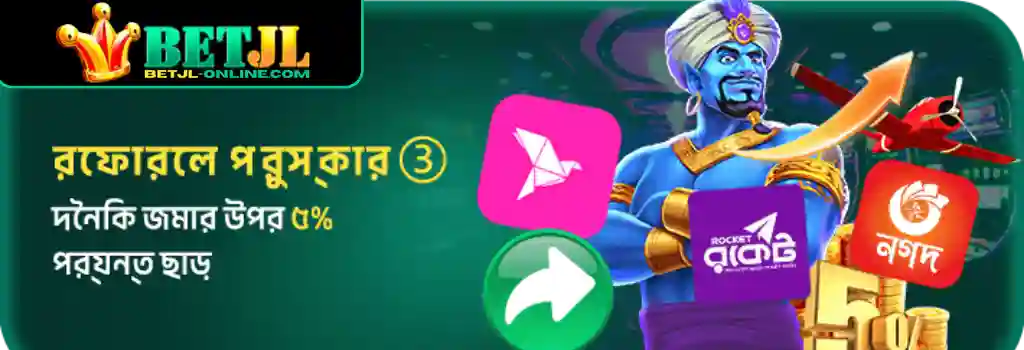 BETJL Deposit and Withdrawal